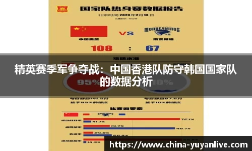 精英赛季军争夺战：中国香港队防守韩国国家队的数据分析