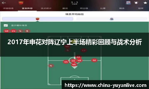 2017年申花对阵辽宁上半场精彩回顾与战术分析